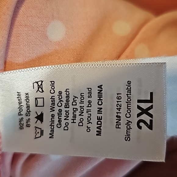 NWOT Lularoe Riley "midi" dress 2xl - Picture 3 of 5